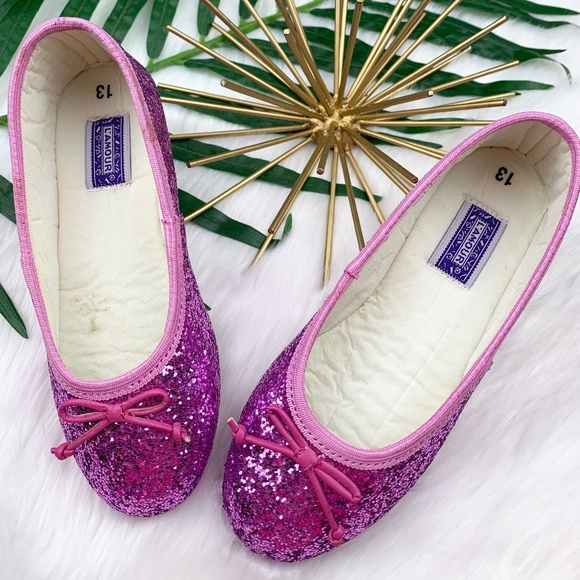 L'Amour Other - NIB~BOUTIQUE~L'AMOUR~HOT PINK GLITTER~SHOE~13